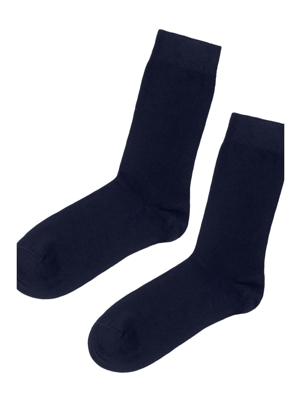 Meia Curta Em Algodão Quente - Azul