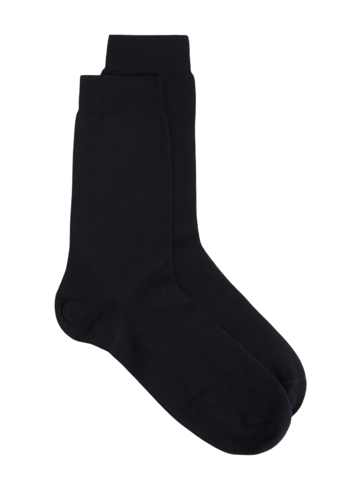 Meia Curta Em Algodão Quente Masculina - Azul