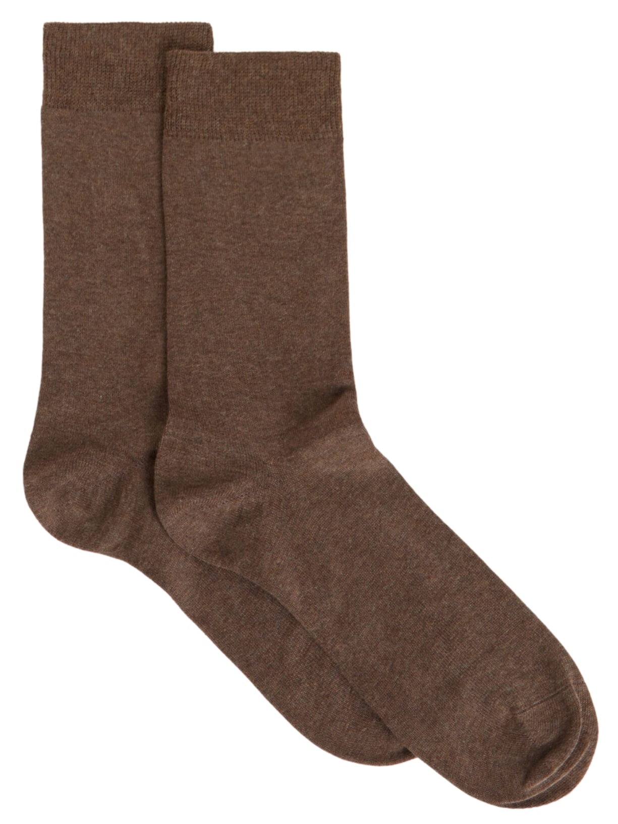 Meia Curta Em Algodão Quente Masculina Marrom Calzedonia