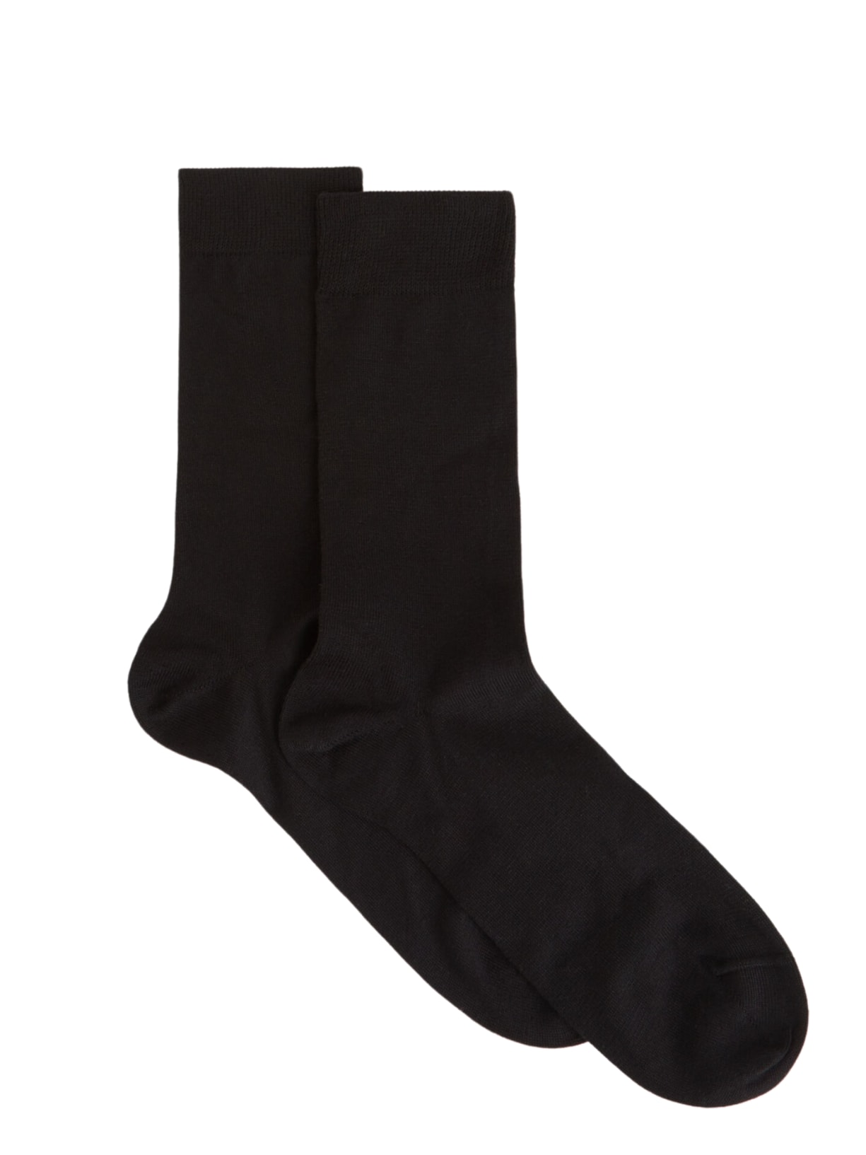 Meia Curta Em Algodão Quente Masculina - Preto