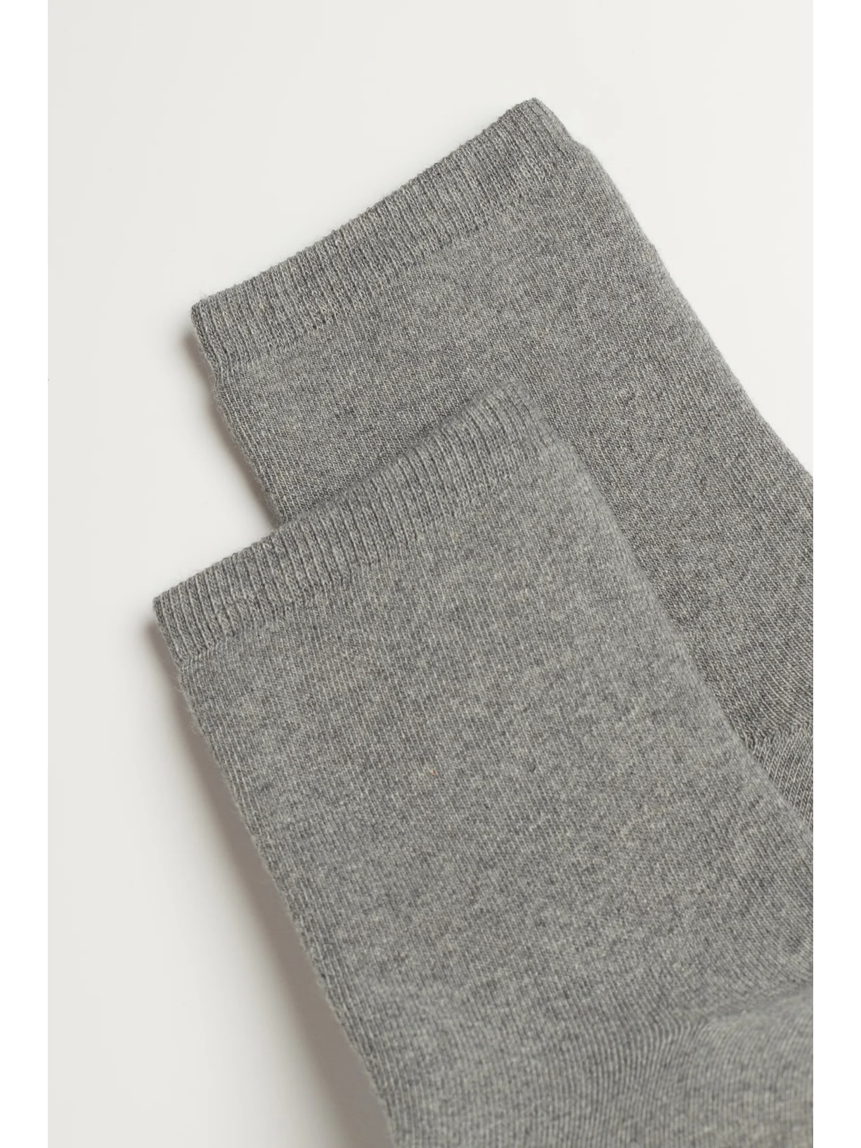 Meia Curta Em Algodão Térmico Cinza Calzedonia