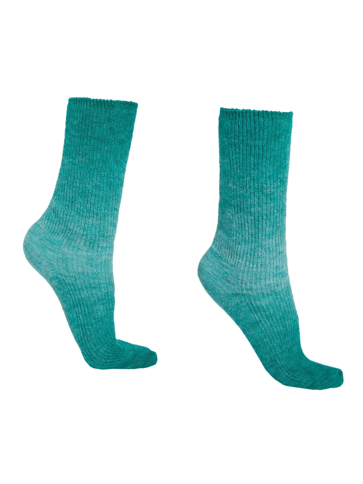 Meia Curta Em Lã Soft Azul Calzedonia