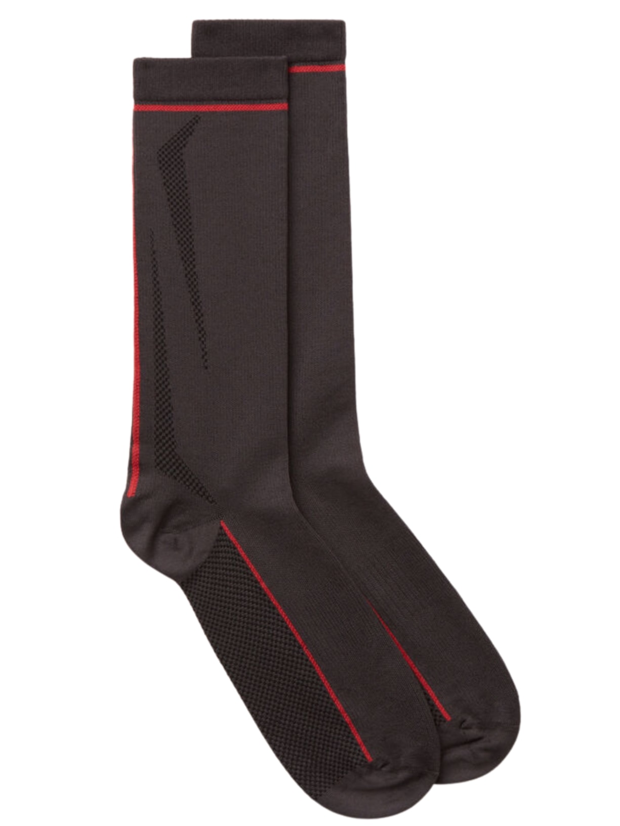 Meia Curta Esportiva - Cinza