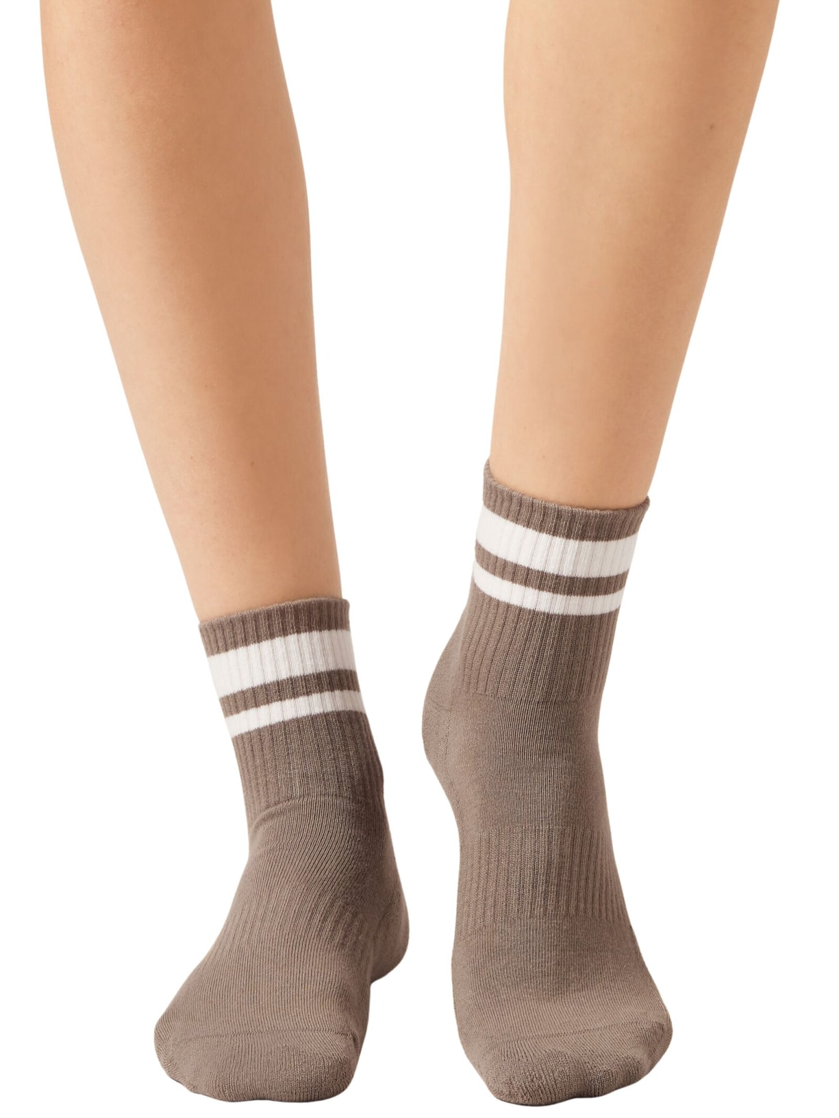 Meia Curta Esportiva Marrom Calzedonia