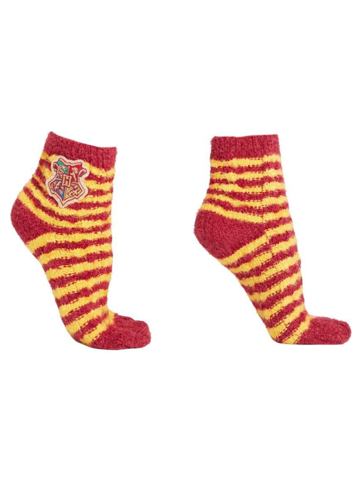 Meia Curta Felpuda Harry Potter - Vermelho