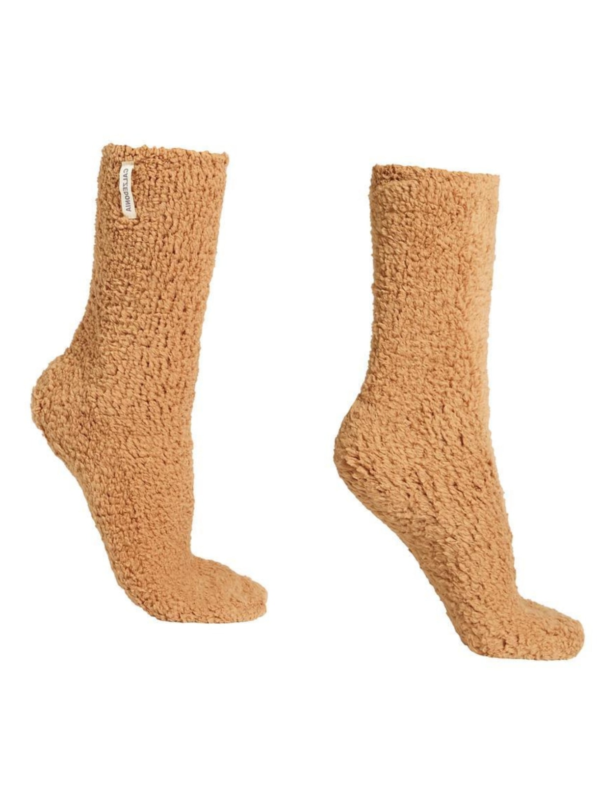 Meia Curta Felpuda - Marrom