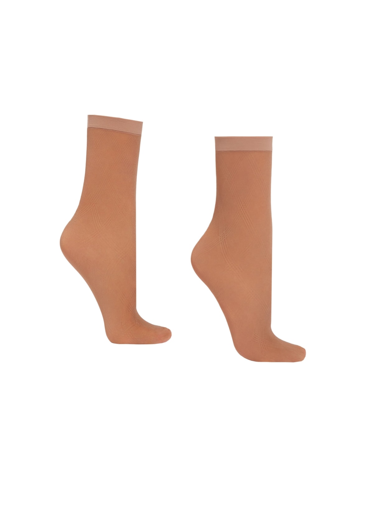 Meia Curta Fio 50 - Bege