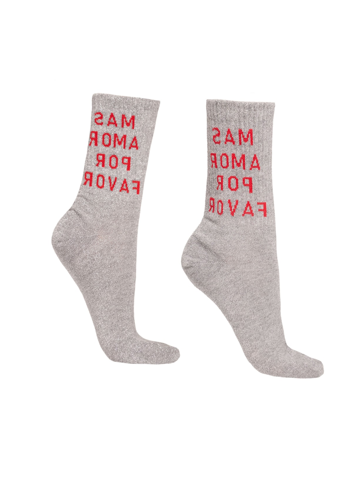 Meia Curta Funny Style - Cinza