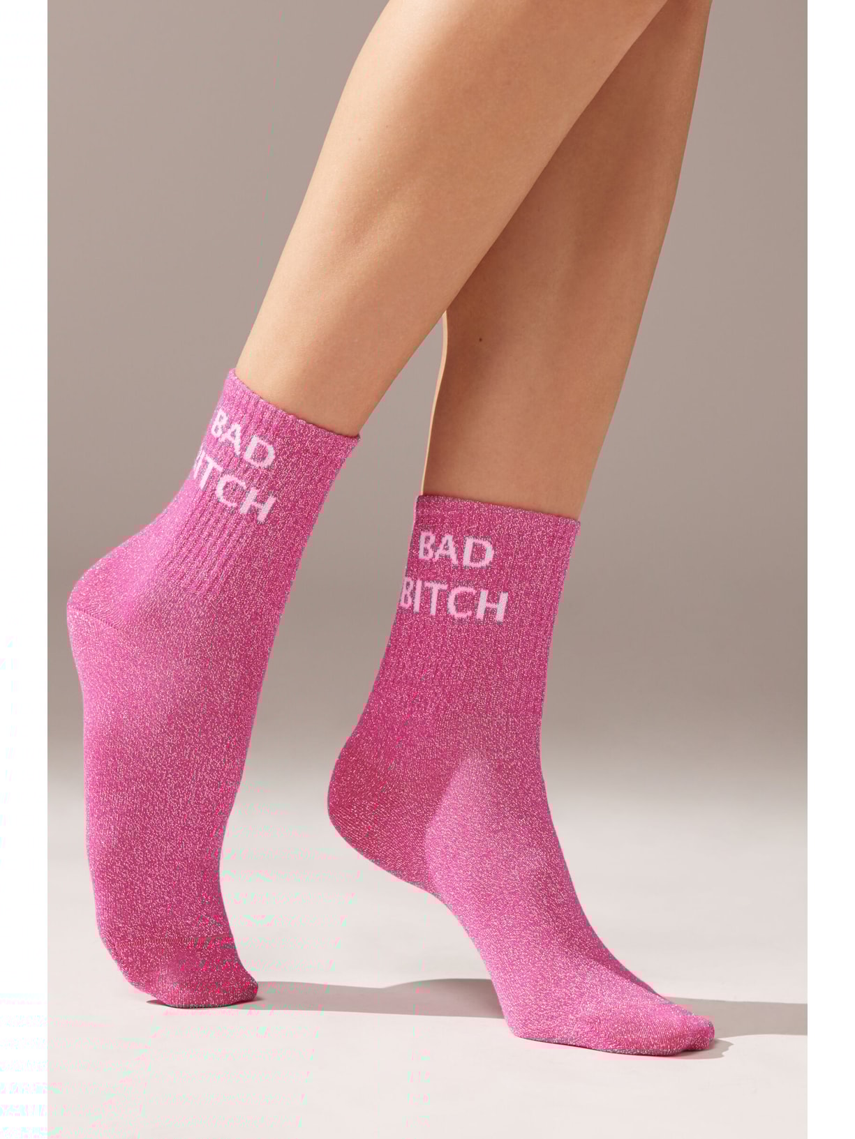 Meia Curta Funny Style Rosa Calzedonia