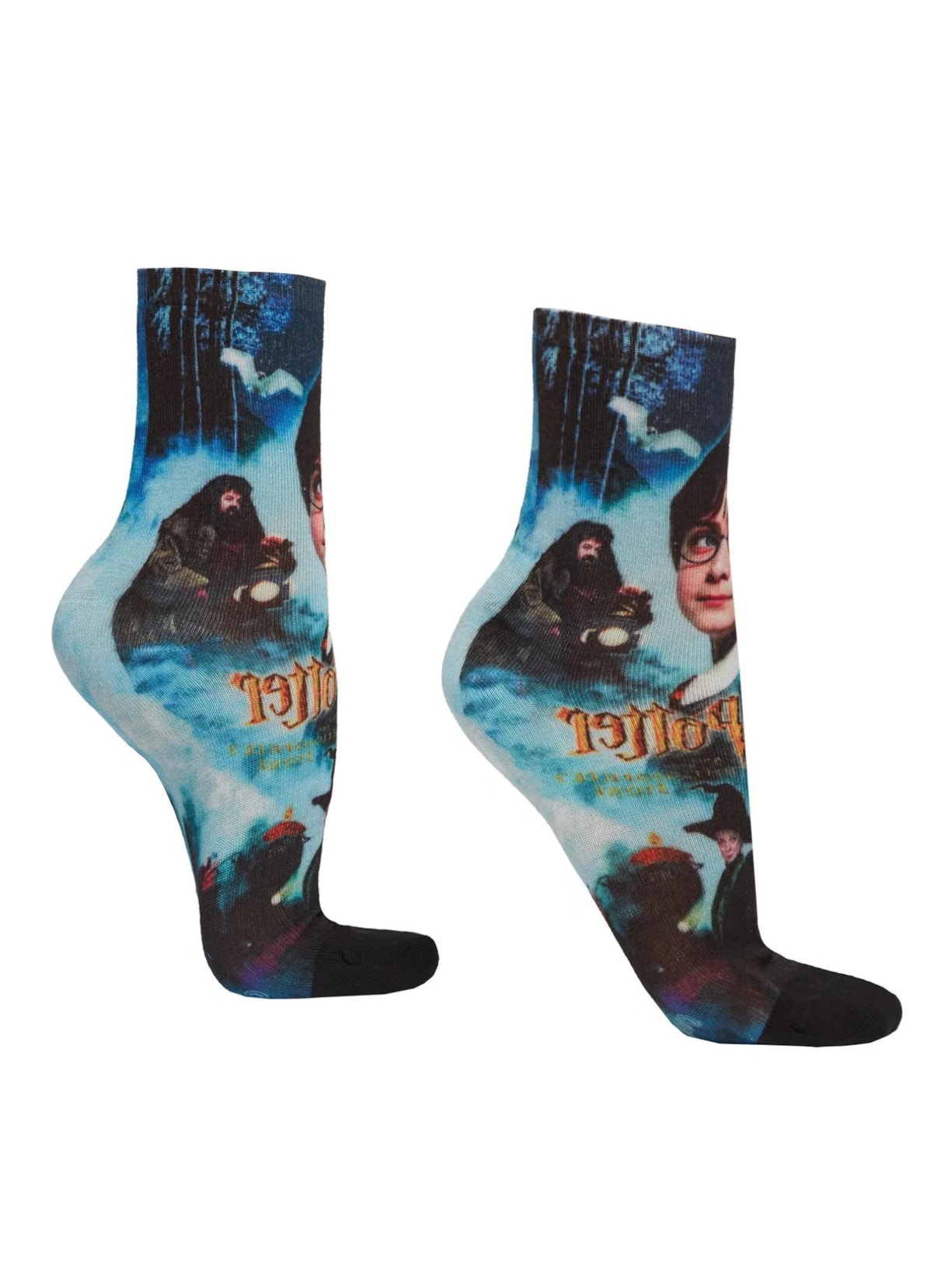 Meia Curta Harry Potter - Azul