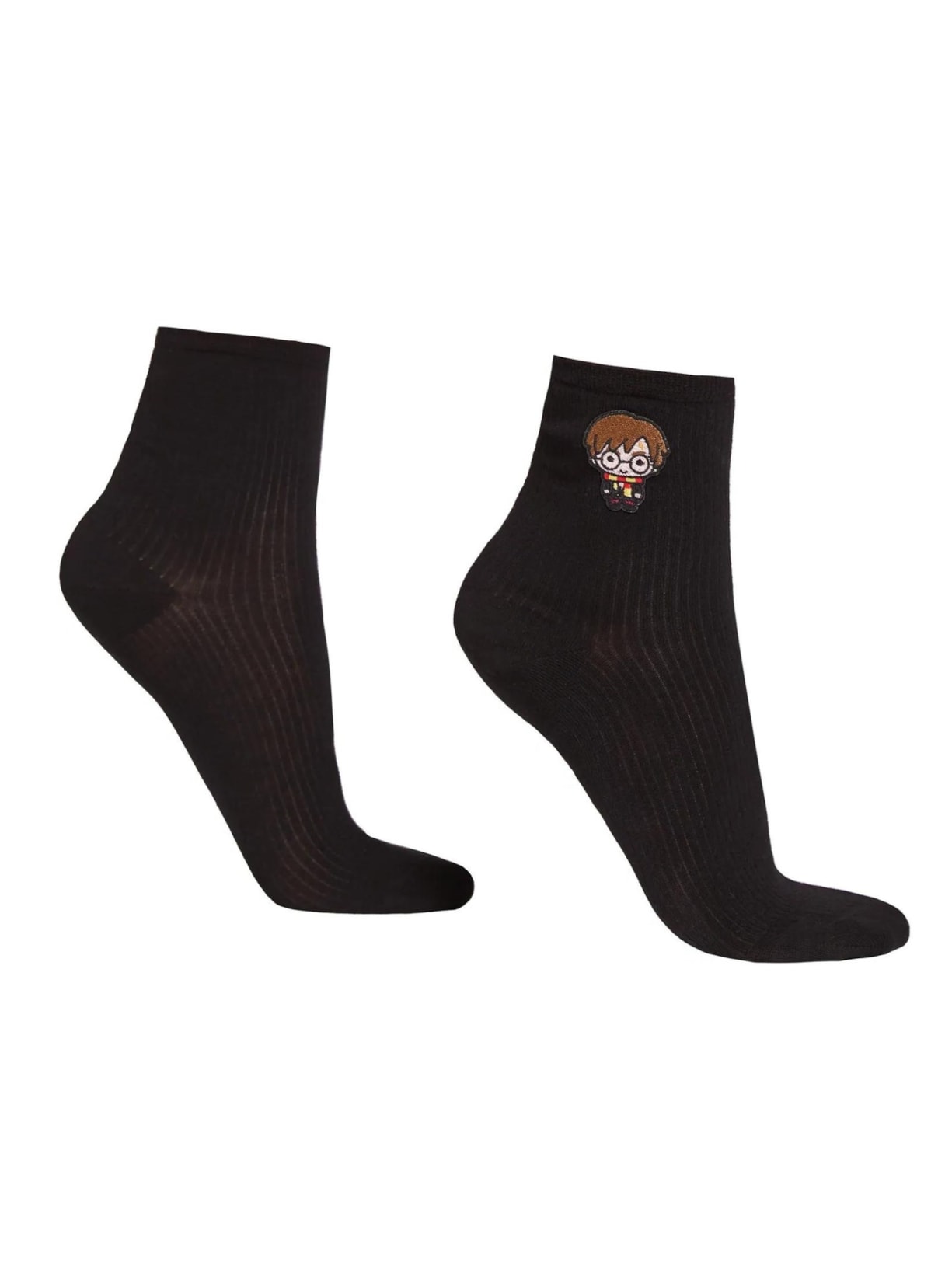 Meia Curta Harry Potter - Preto