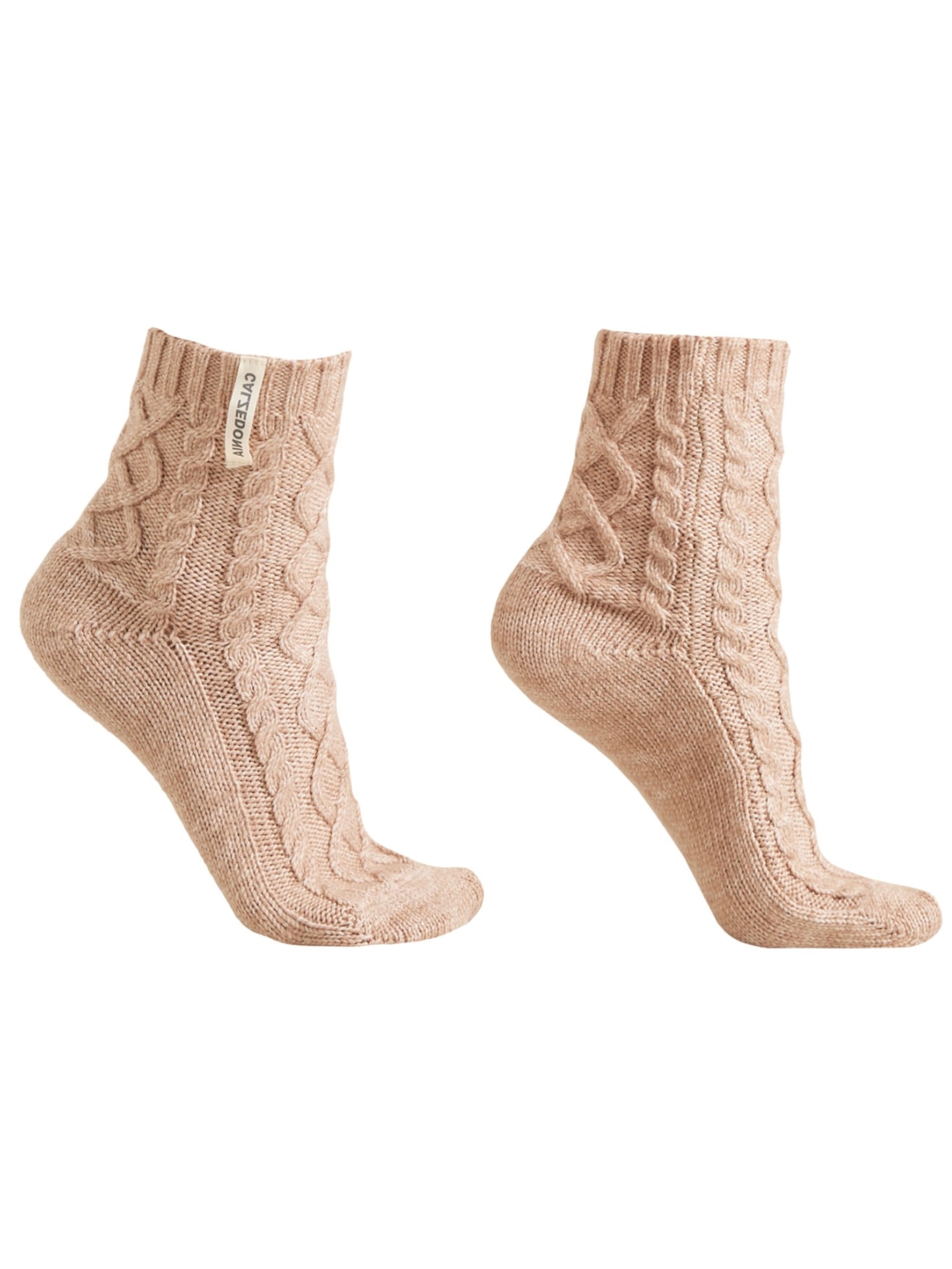 Meia Curta Macia - Bege