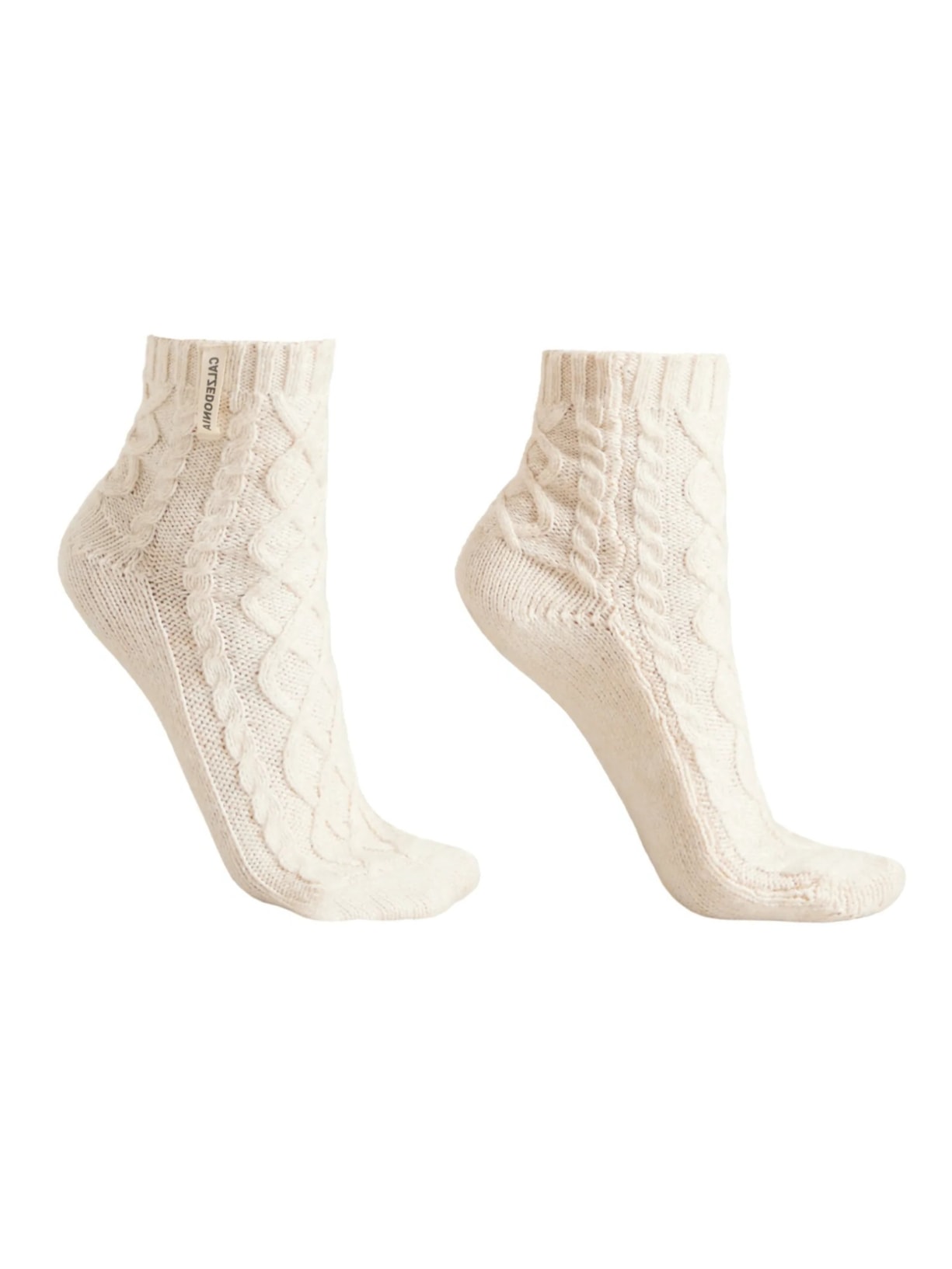 Meia Curta Macia - Off-White