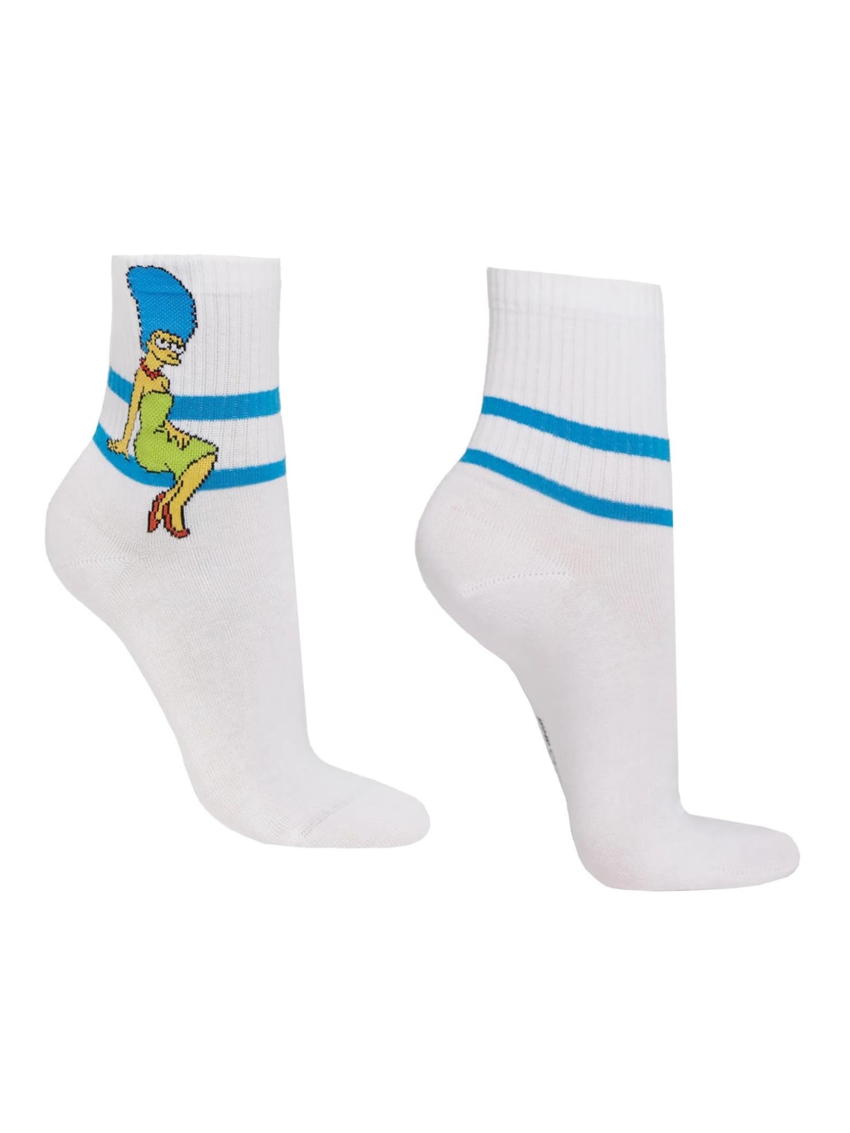 Meia Curta The Simpsons - Branco