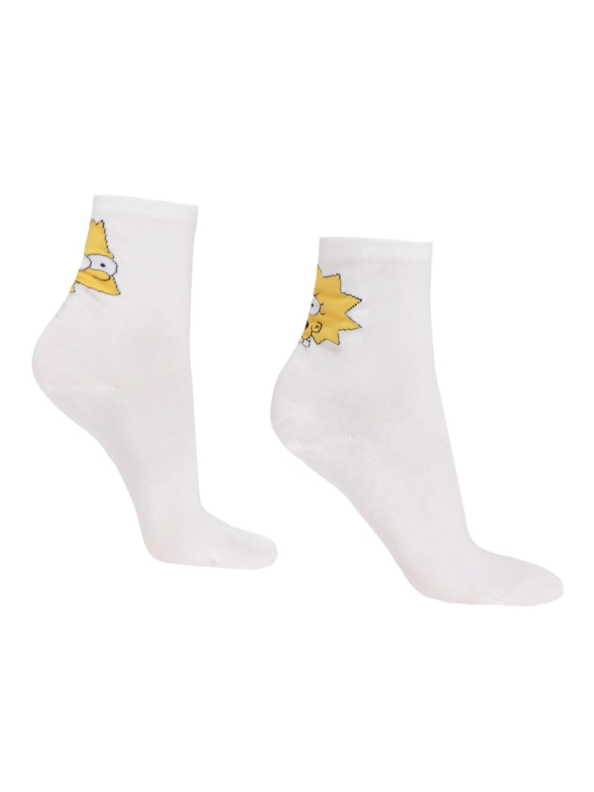 Meia Curta The Simpsons - Branco