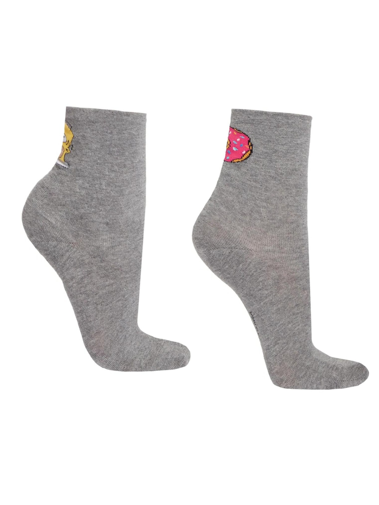 Meia Curta The Simpsons - Cinza