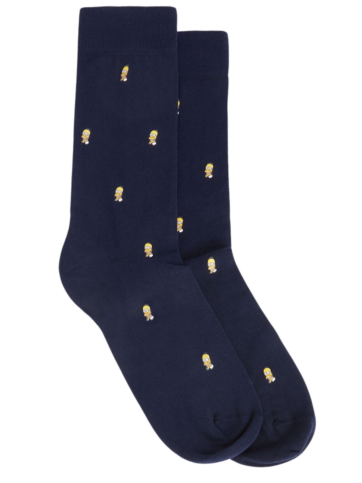 Meia Curta The Simpsons Masculina - Azul