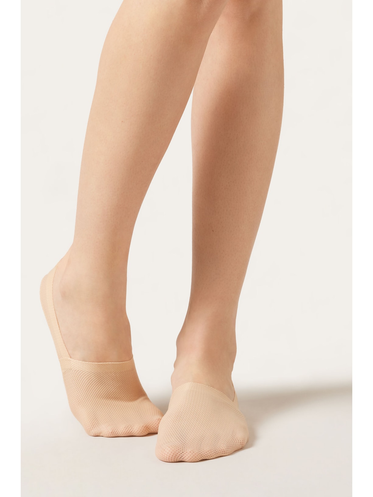 Meia De Rede Invisível Bege Calzedonia