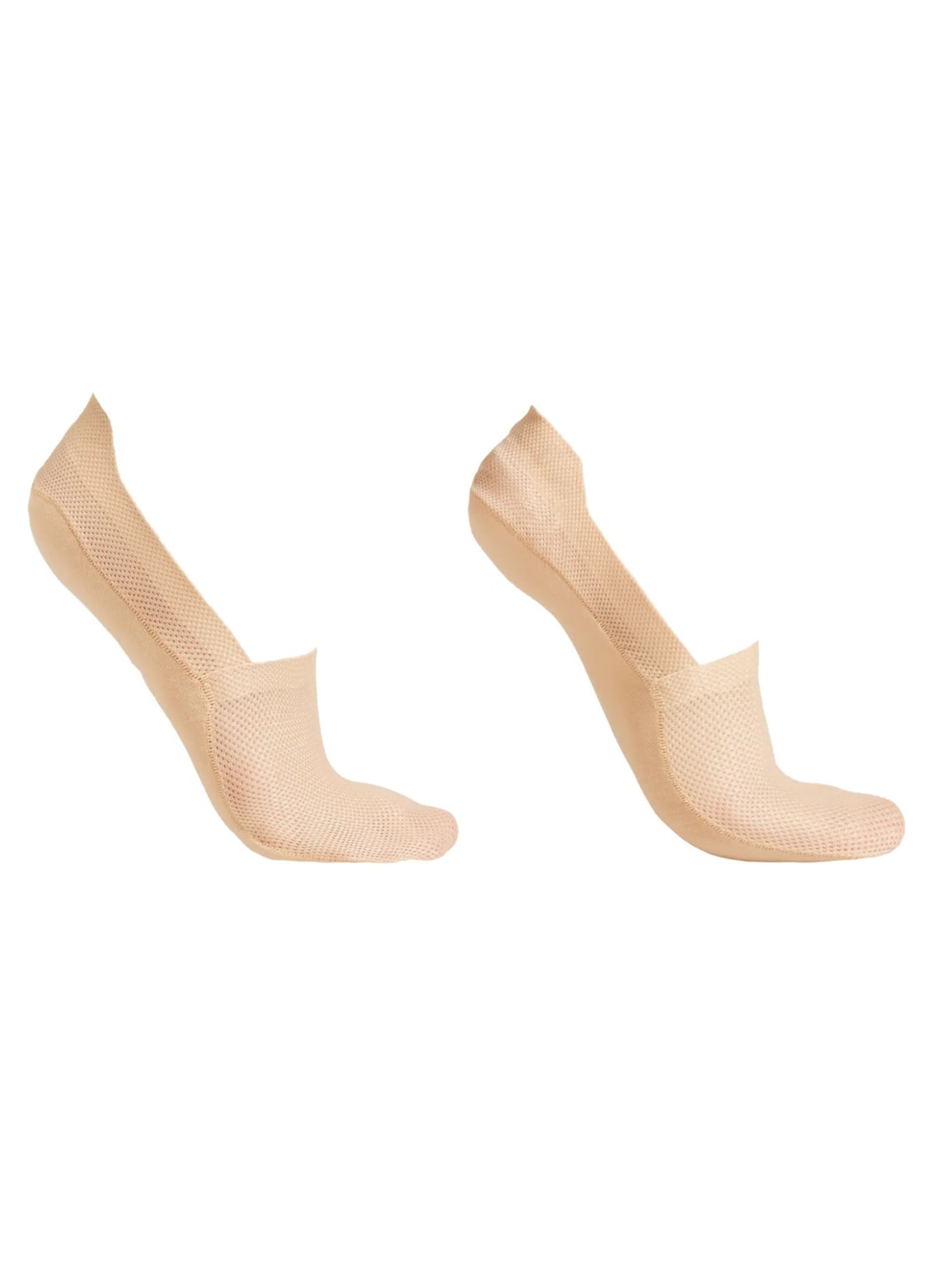 Meia De Rede Invisível - Bege