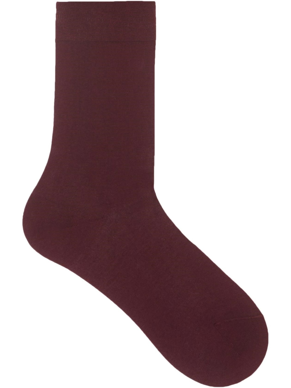 Meia Em Fio De Escócia - Vermelho