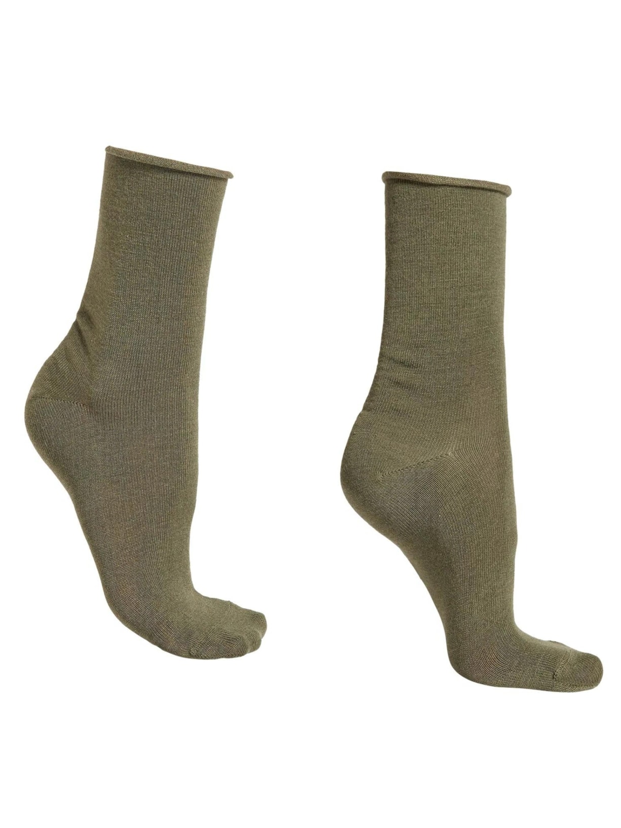 Meia Em Lã e Algodão Sem Punho - Verde