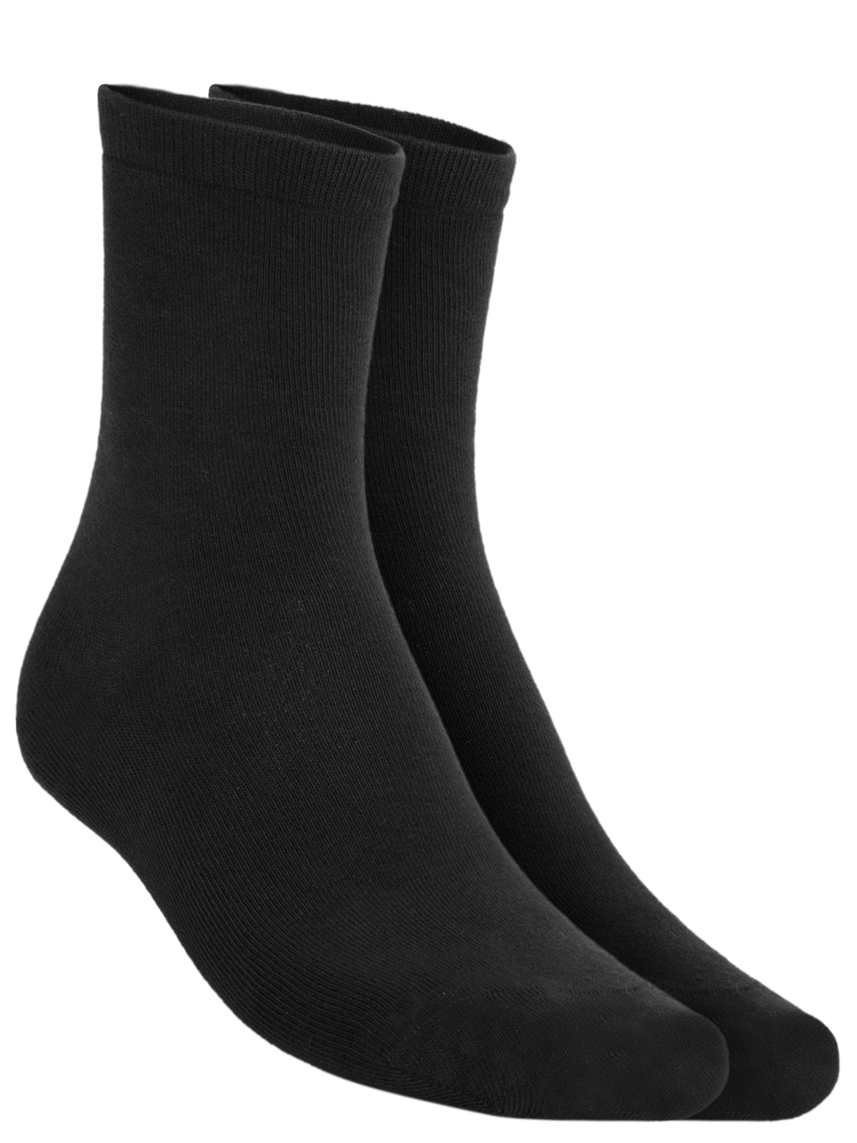 Meia Feminina Adulto Longa Basic Preto Lupo