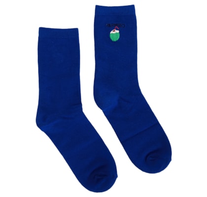 Meia Feminina Coco - Azul