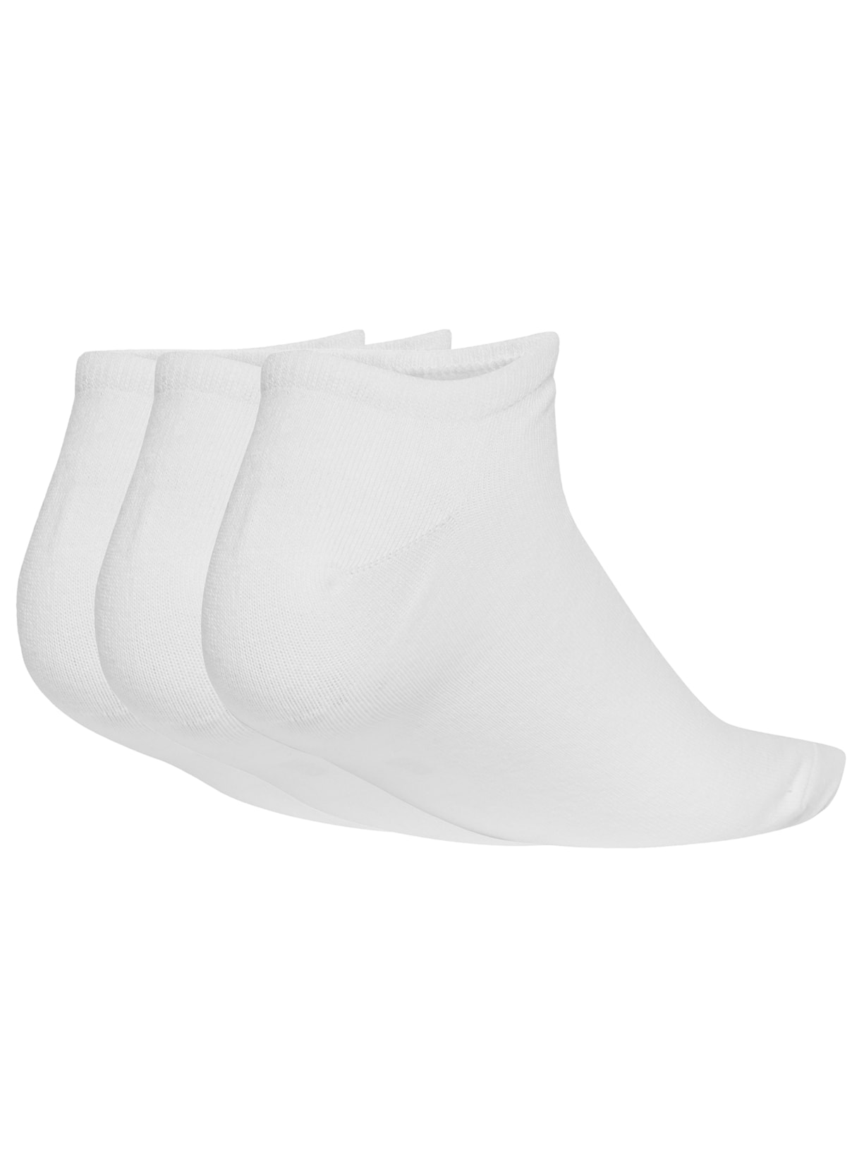 Meia Feminina Liner 3 Pares Branco Adidas Originals