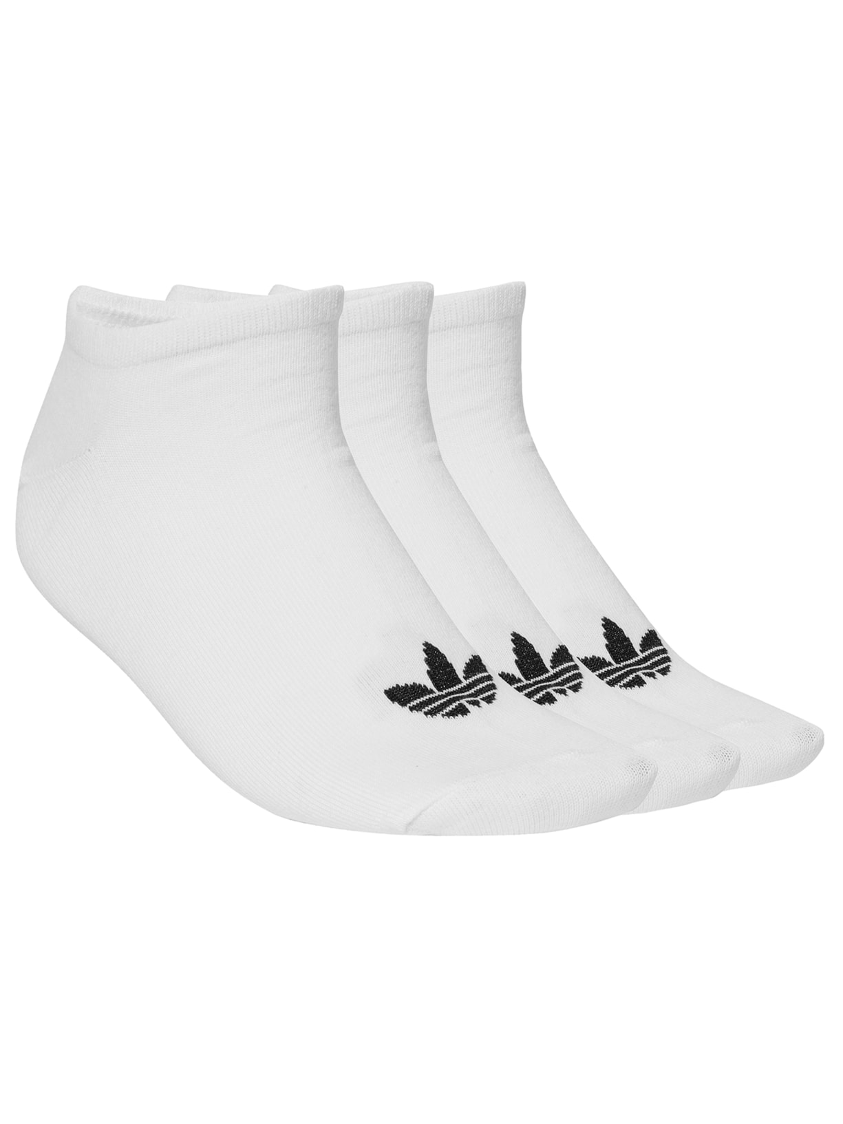 Meia Feminina Liner 3 Pares Branco Adidas Originals