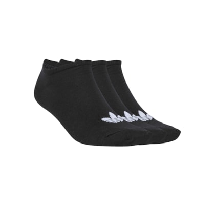 Meia Feminina Liner 3 Pares - Preto
