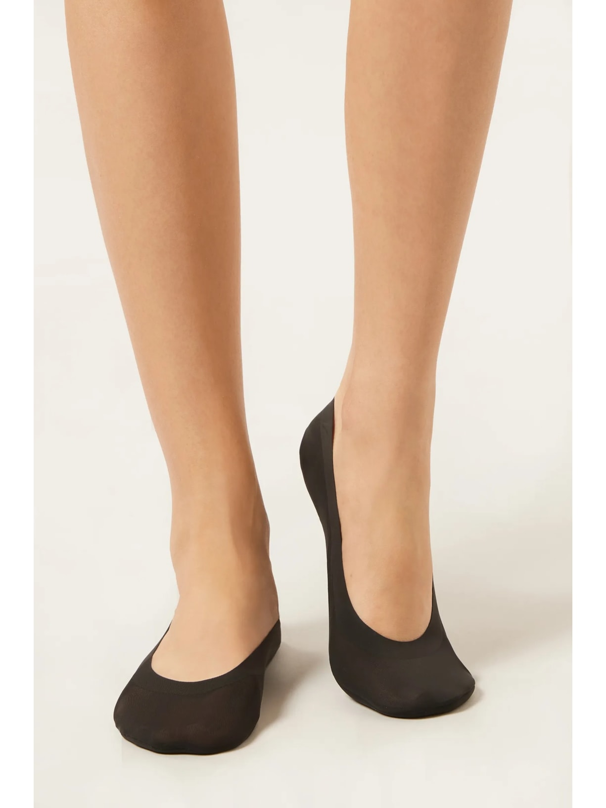 Meia Invisível Com Palmilha Preto Calzedonia