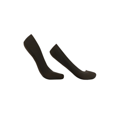 Meia Invisível Com Palmilha - Preto