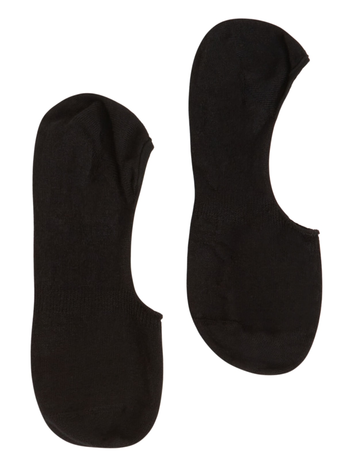 Meia Invisível Em Algodão e Linho - Preto