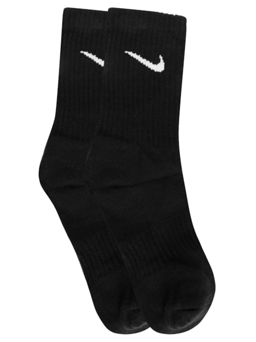 Meia Masculina Everyday Cucsh Crew - Preto