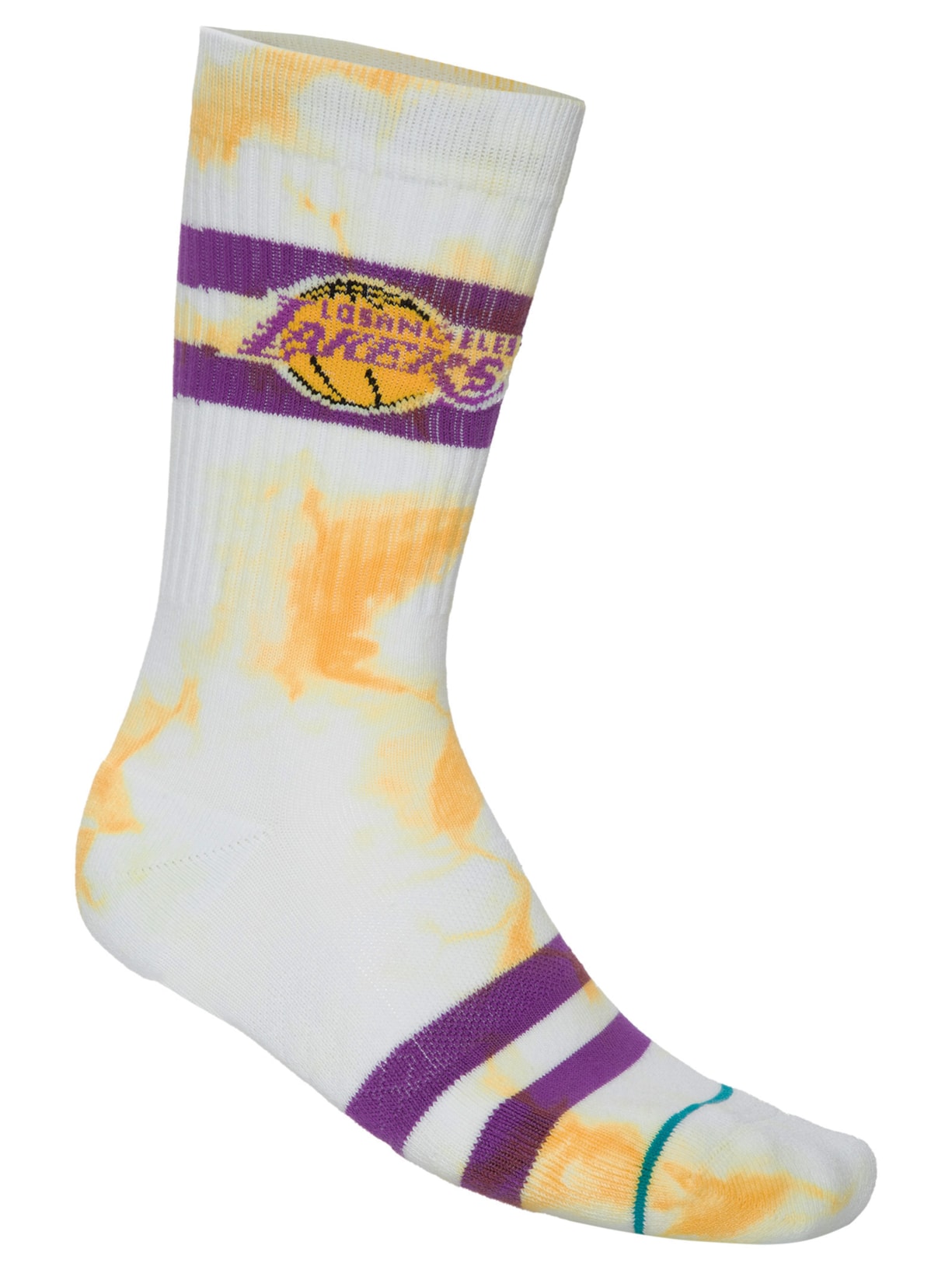 Meia Masculina Lakers Dyed - Branco