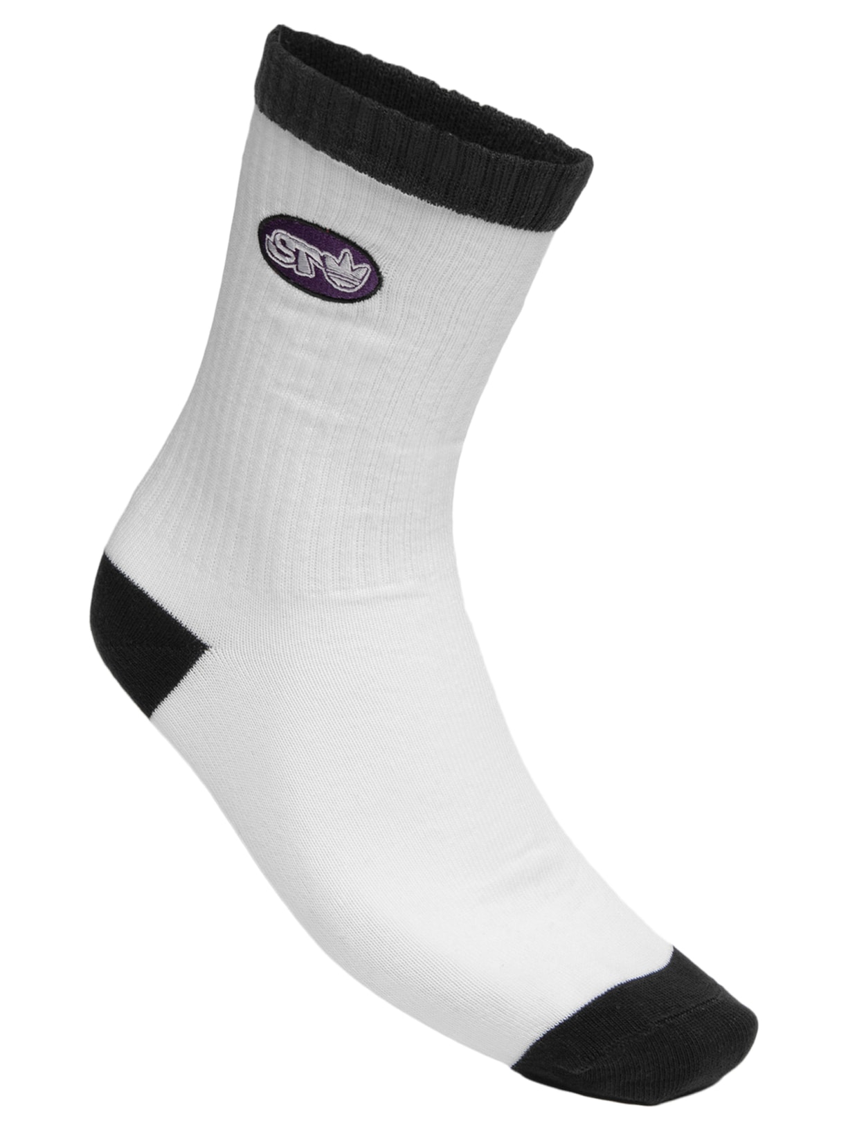 Meia Masculina Skate CR S 2P Branco Adidas Originals