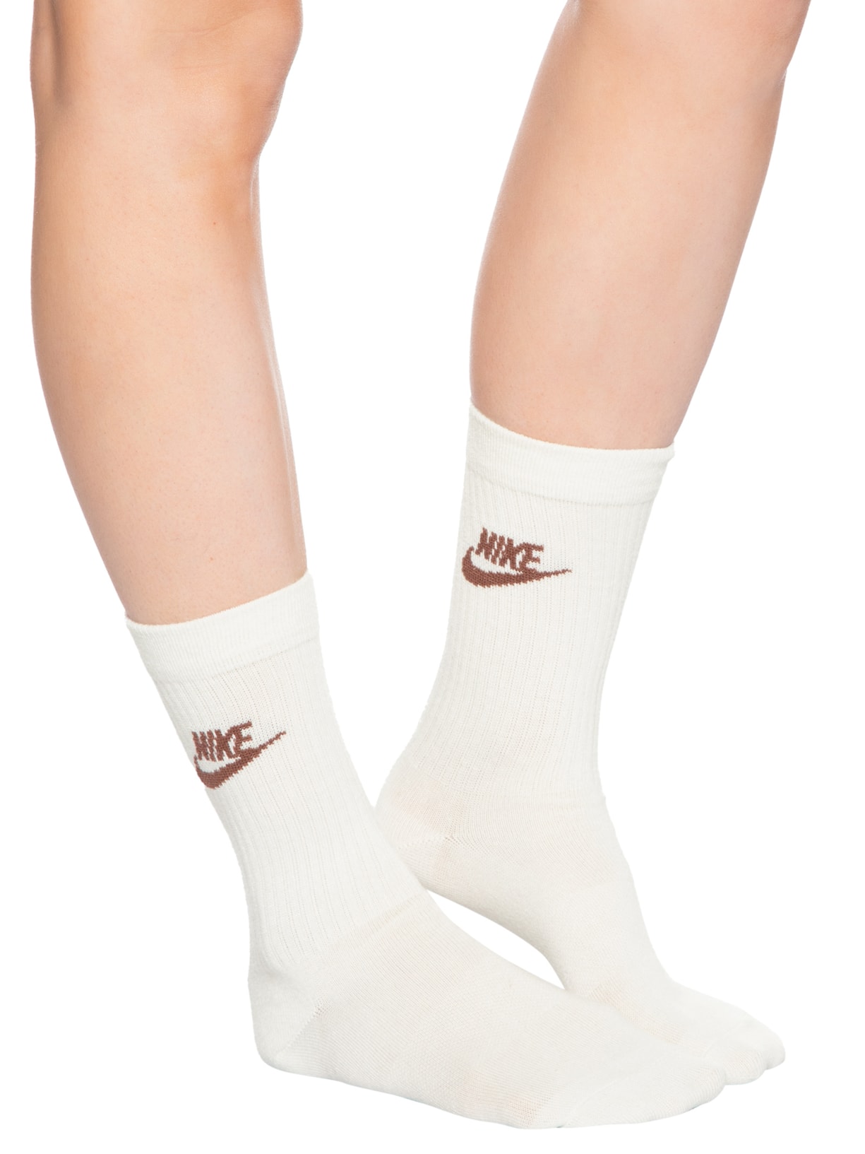 Meia Masculina Sportwear Everyday Essential Kit 3 Pares Bege Nike