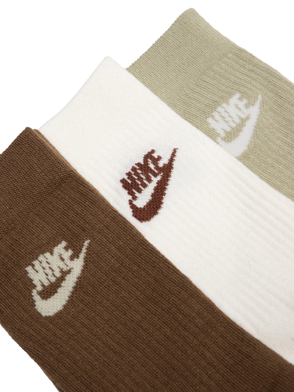 Meia Masculina Sportwear Everyday Essential Kit 3 Pares Bege Nike