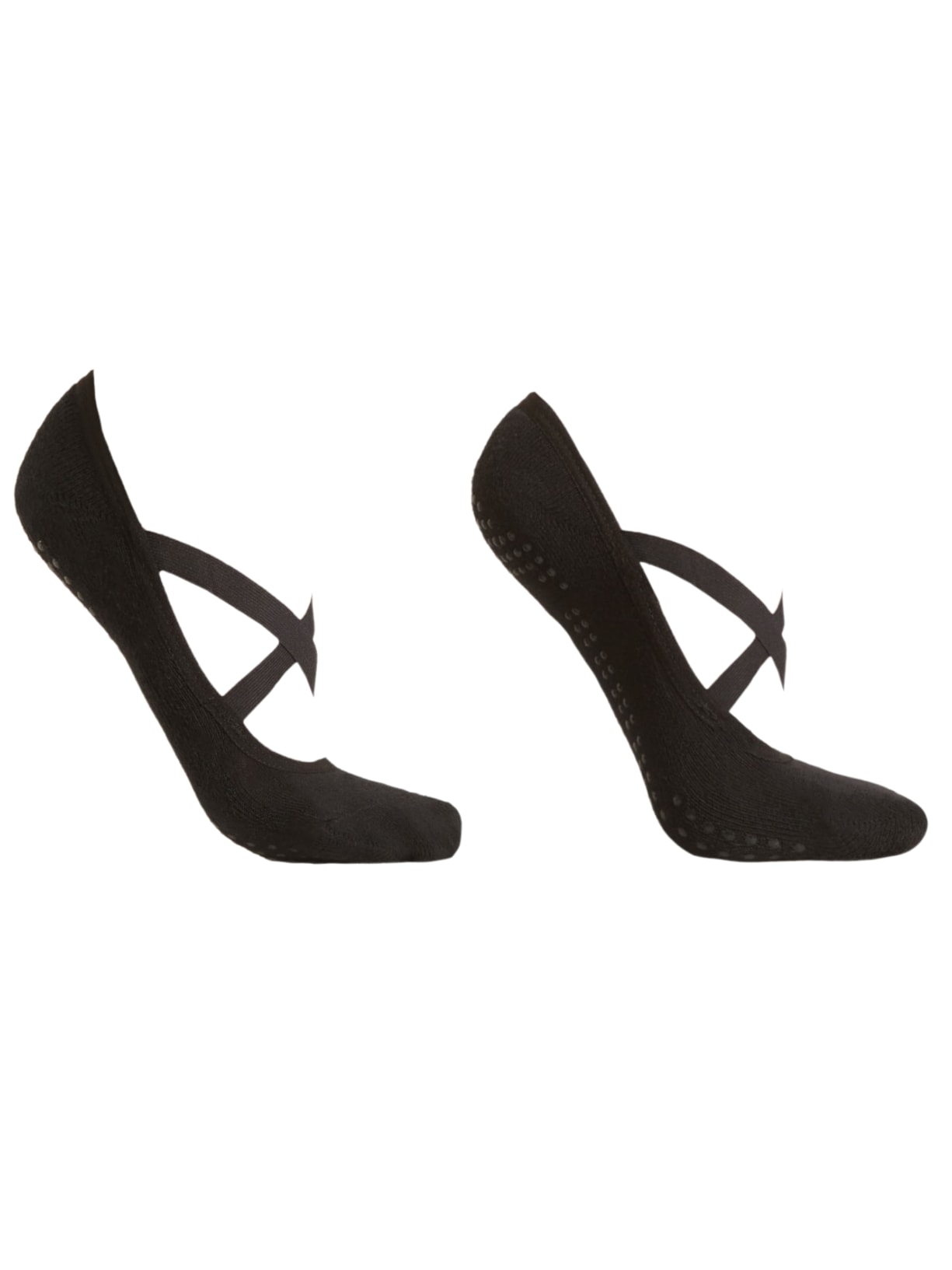 Meia Sapatilha Antiderrapante - Preto