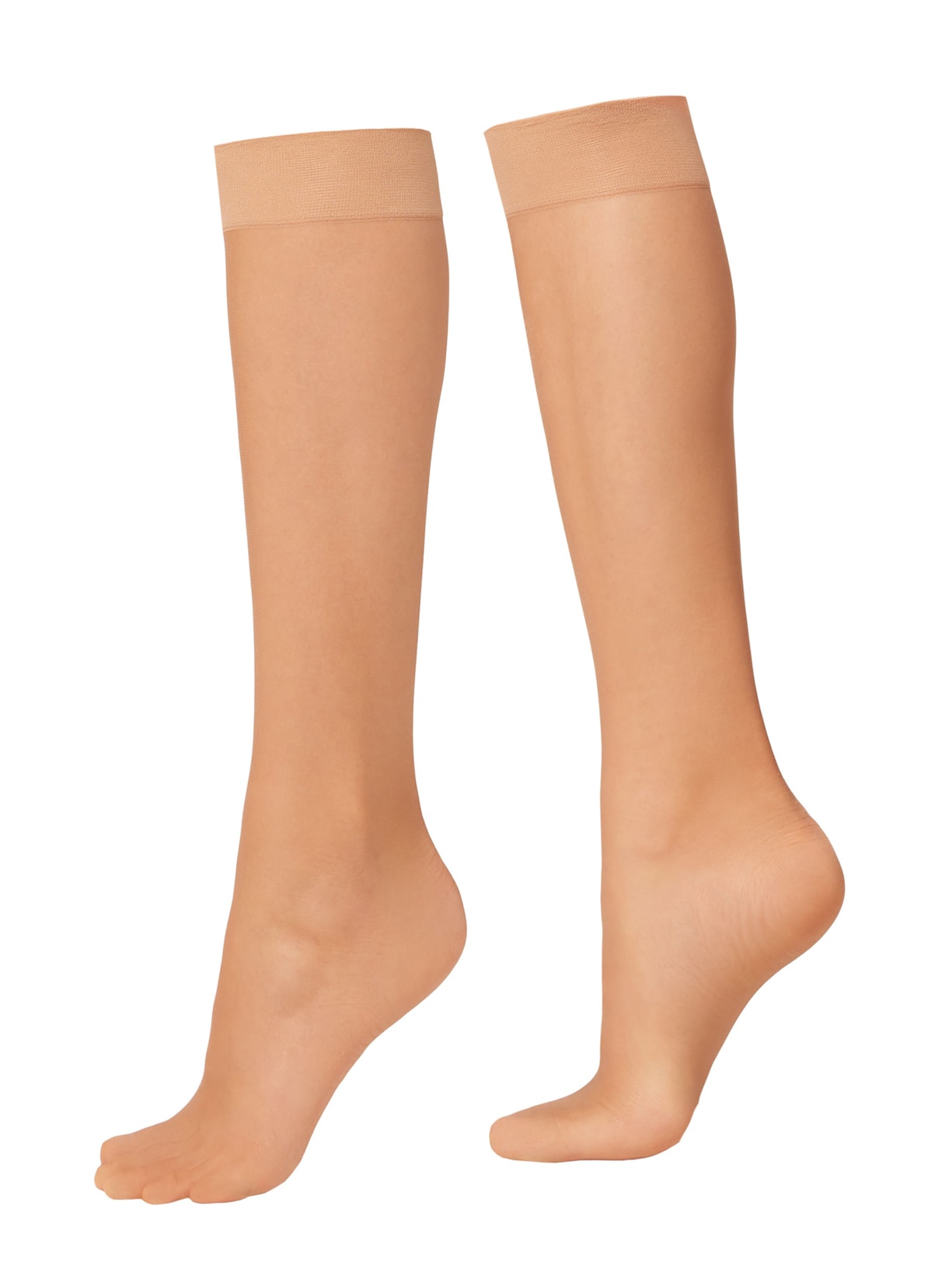 Meia Transparente Fio 8 - Bege