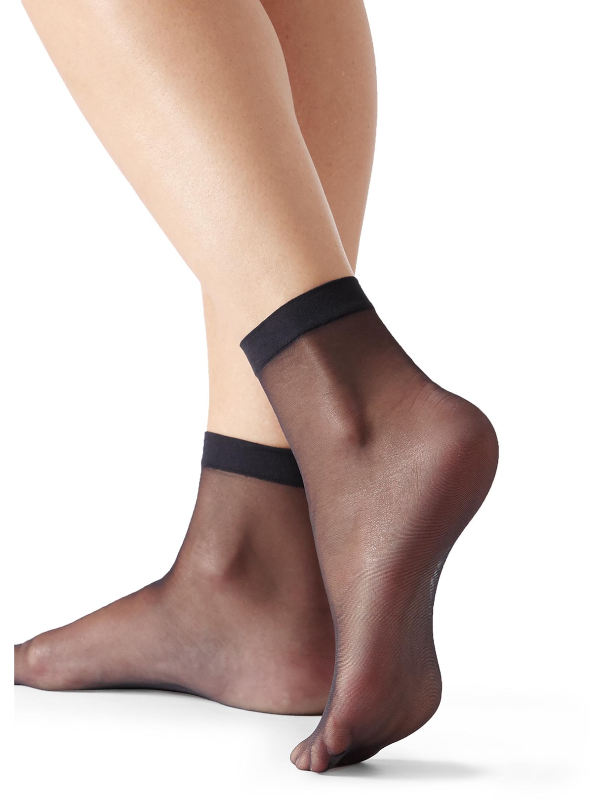 Meia Ultra Transparente Fio 8 Preto Calzedonia