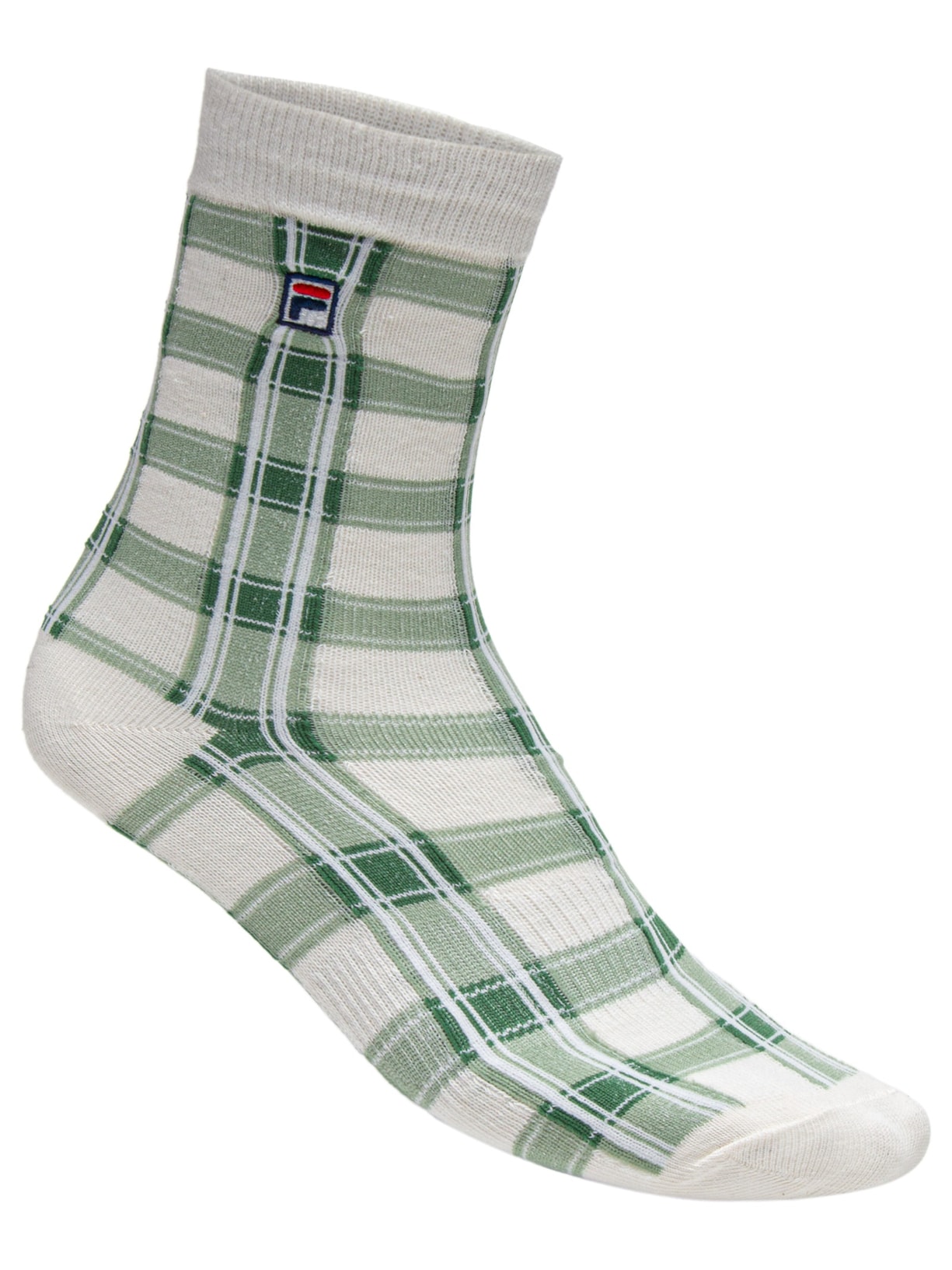 Meia Unissex Sport Life Xadrez - Verde