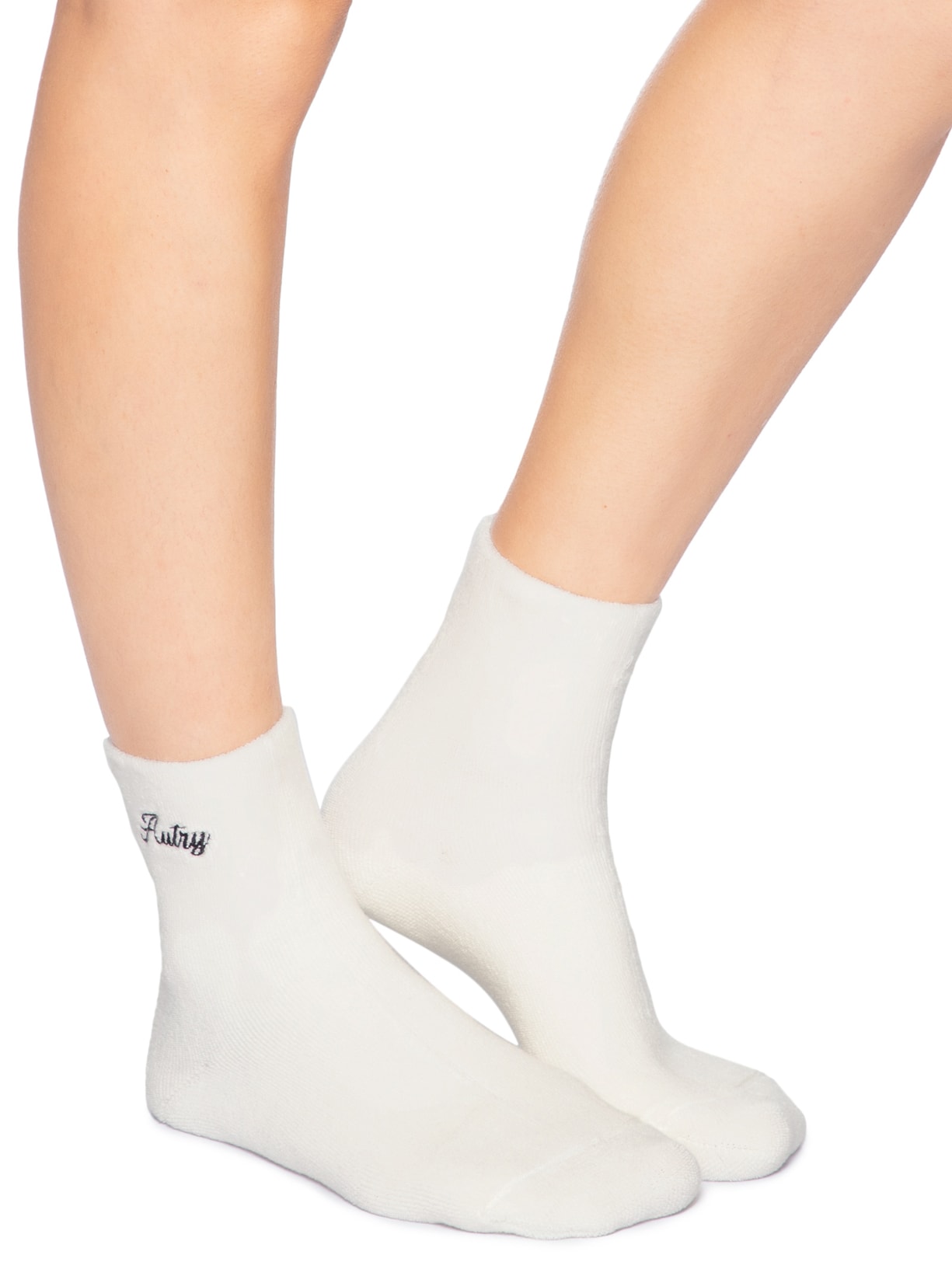 Meia Unissex Terry Cotton Baseball Embroid. Logo Off White Autry