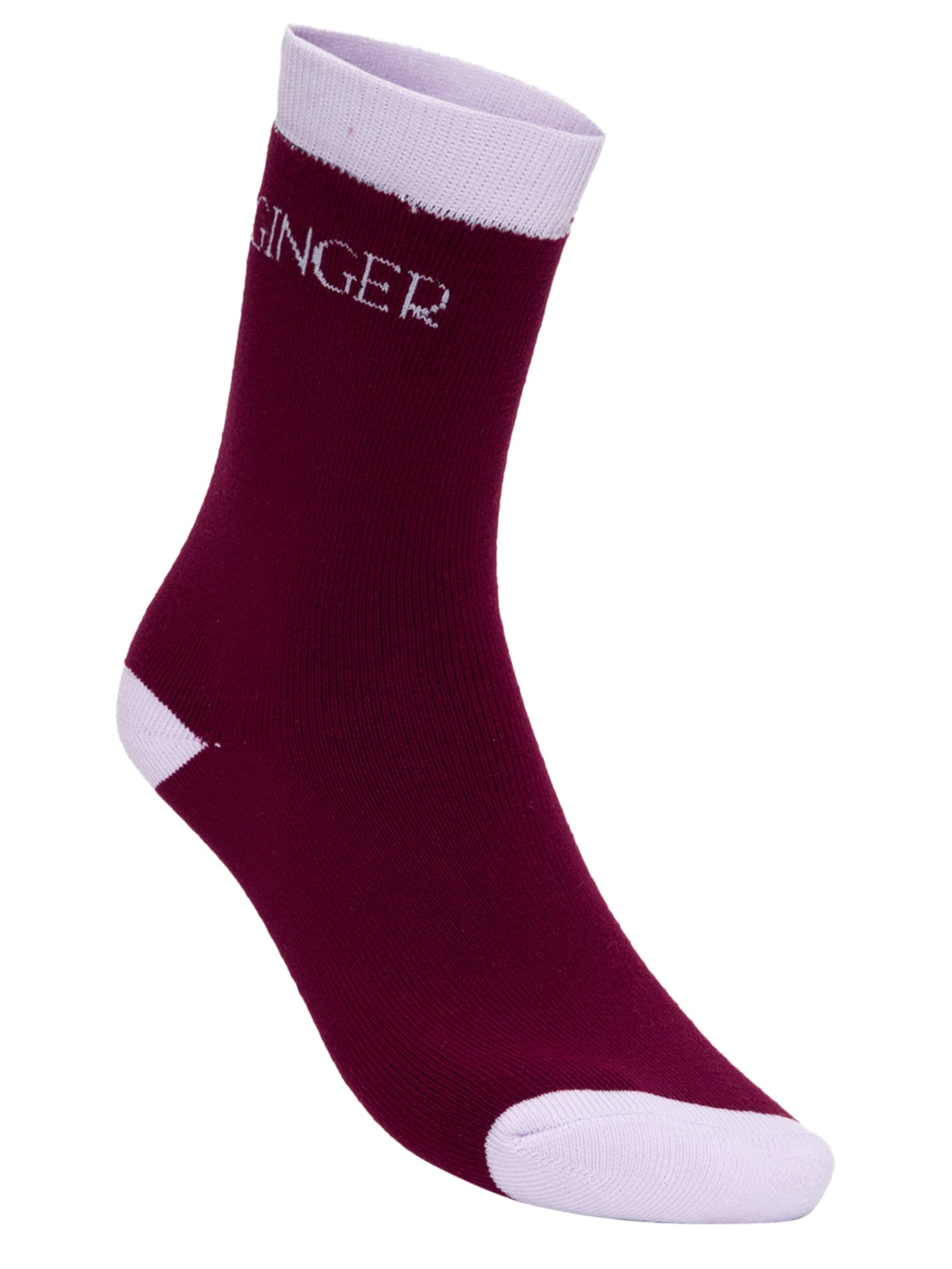 Meia Unissex True Love Burgundy - Vinho