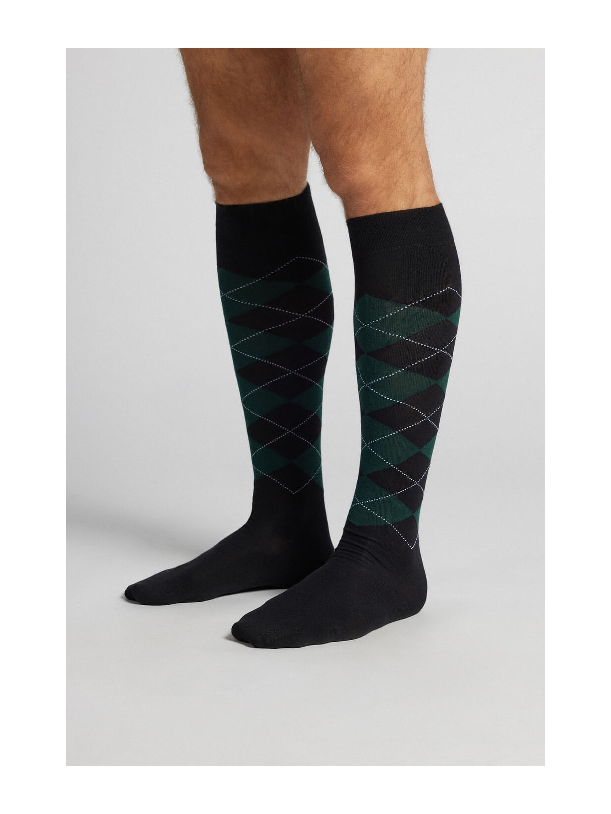 Meias Altas Em Algodão Soft Preto Intimissimi