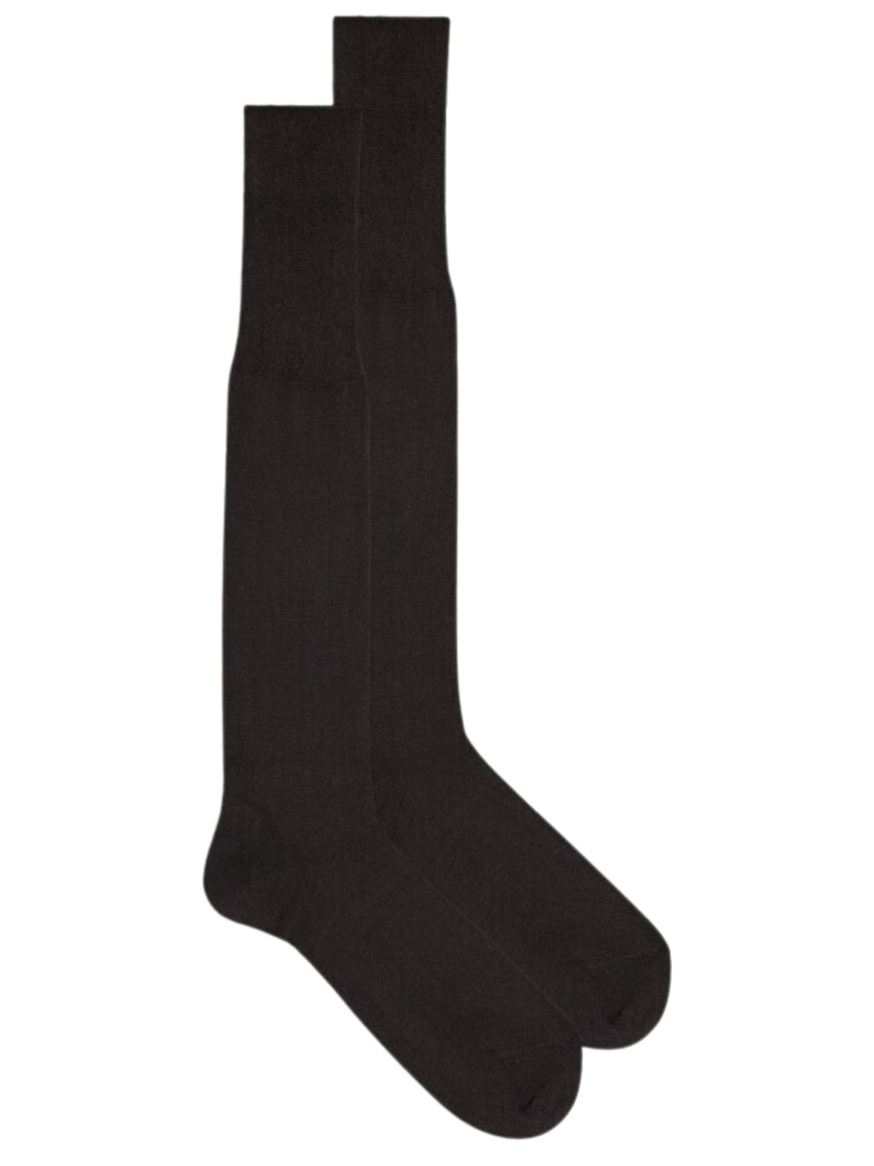 Meias Altas Em Cashmere e Seda - Cinza