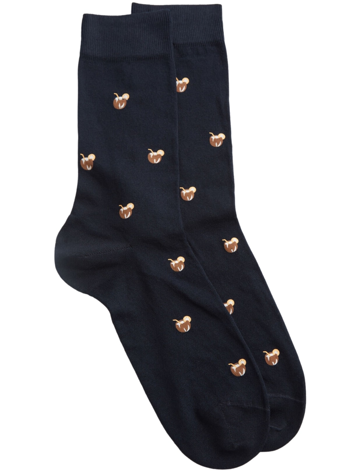 Meias Curtas Com Estampa Coco Para Homem - Azul