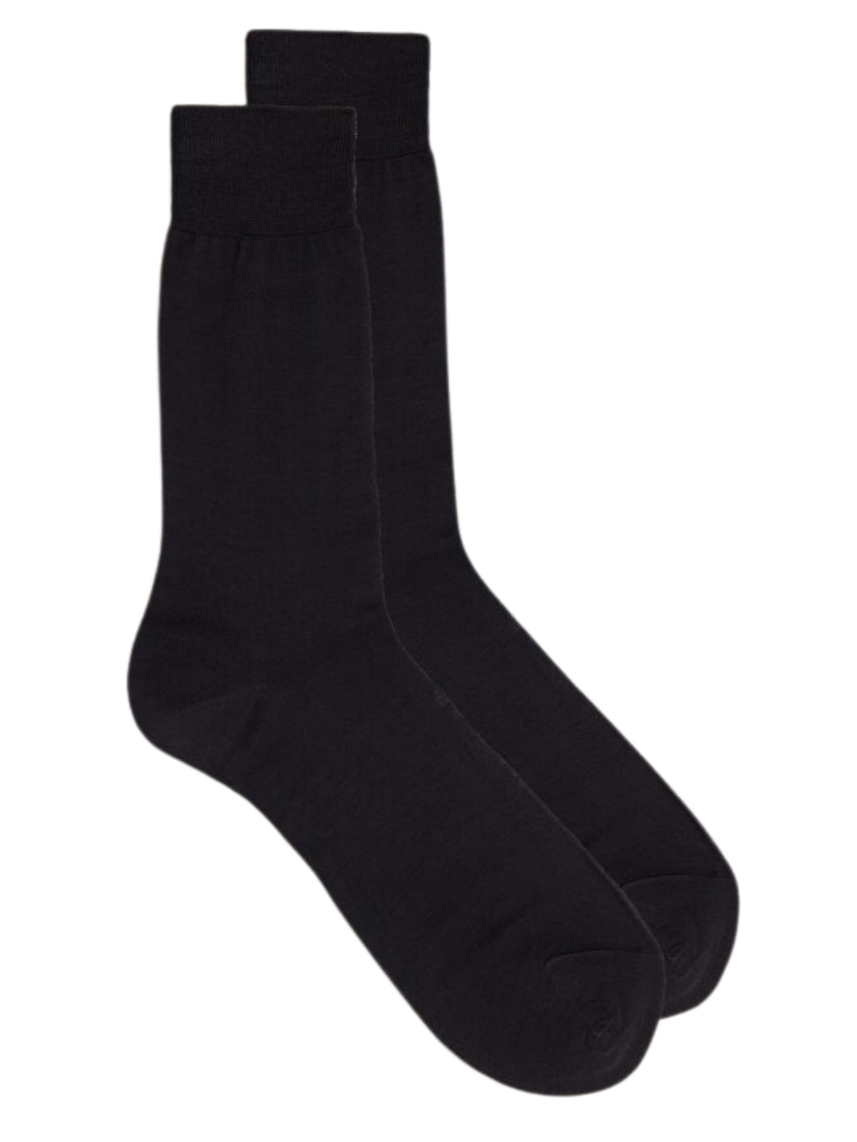 Meias Curtas De Algodão Fio-De-Escócia Acetinado - Cinza