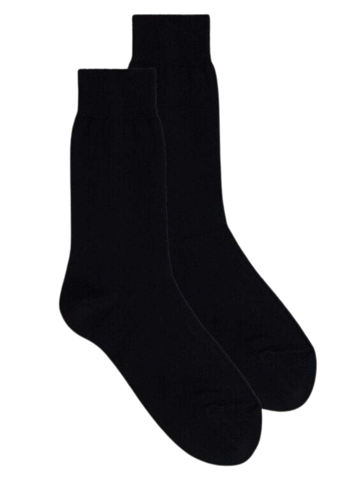 Meias Curtas Em Algodão Quente - Preto