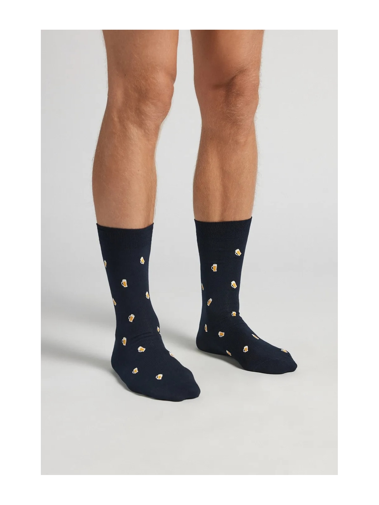 Meias Curtas Em Algodão Soft Azul Intimissimi